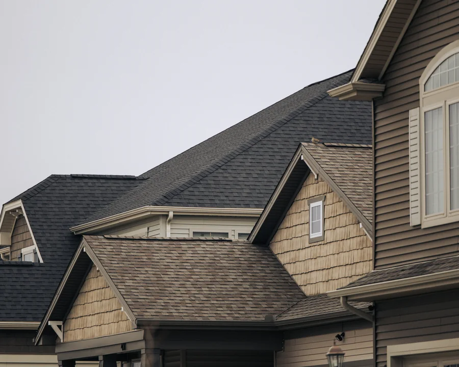 Roofing detail — stock photograph